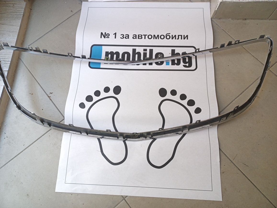 Хромирани елементи от решетка в предна броня за Опел Инсигния