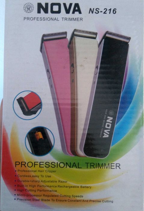 Черна Машинка за подстригване - NOVA NS-216