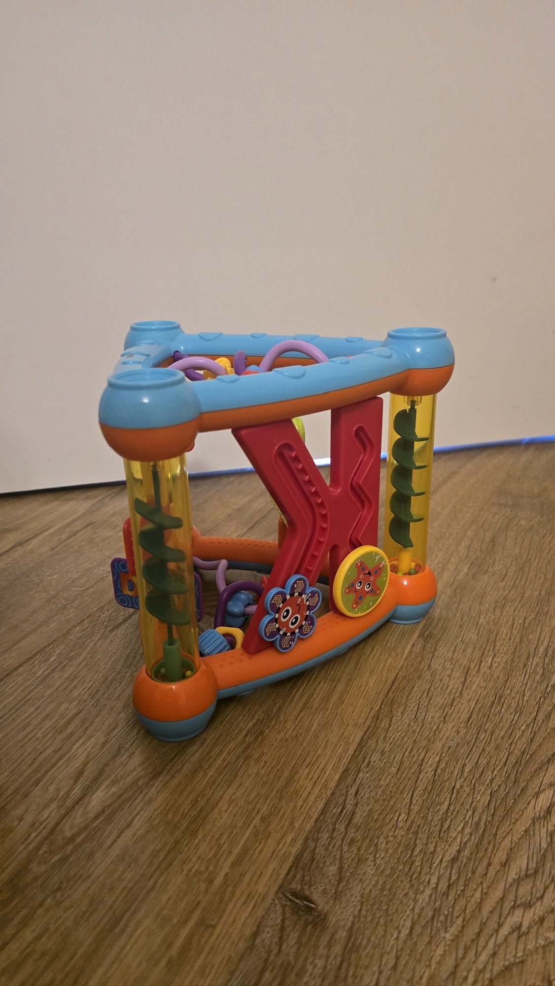 Fisher price лъвче за бутане с крачета със светещ нос и музикално с мн