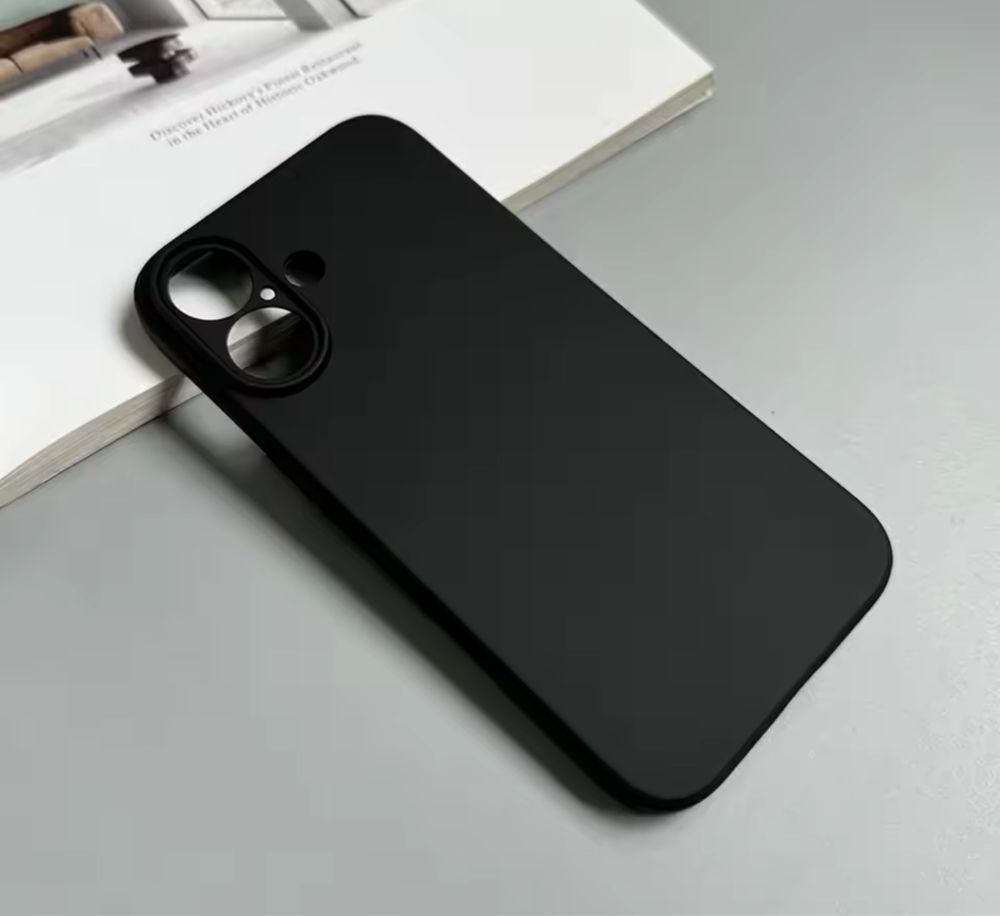 Iphone 13/14/15/16 PRO MAX - Husa Slim Silicon cu Acoperire Camera