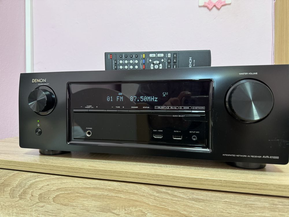 Denon AVR-X1000 ресивър 5.1