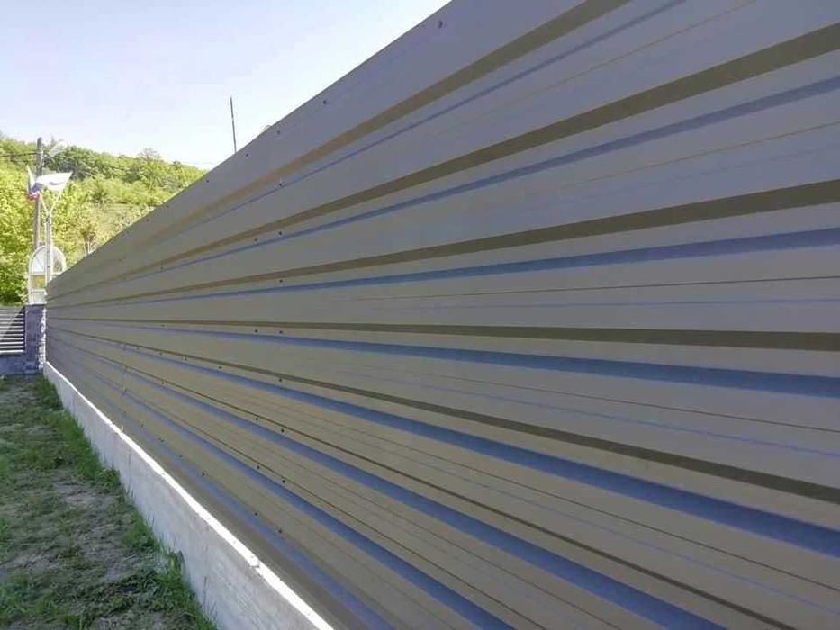 Gard si porti din tabla cutata montata vertical sau orizontal