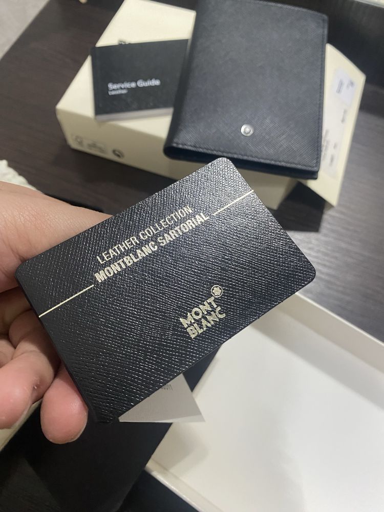 Портмоне MONTBLANC SARTORIAL Vertical Wallet 4cc