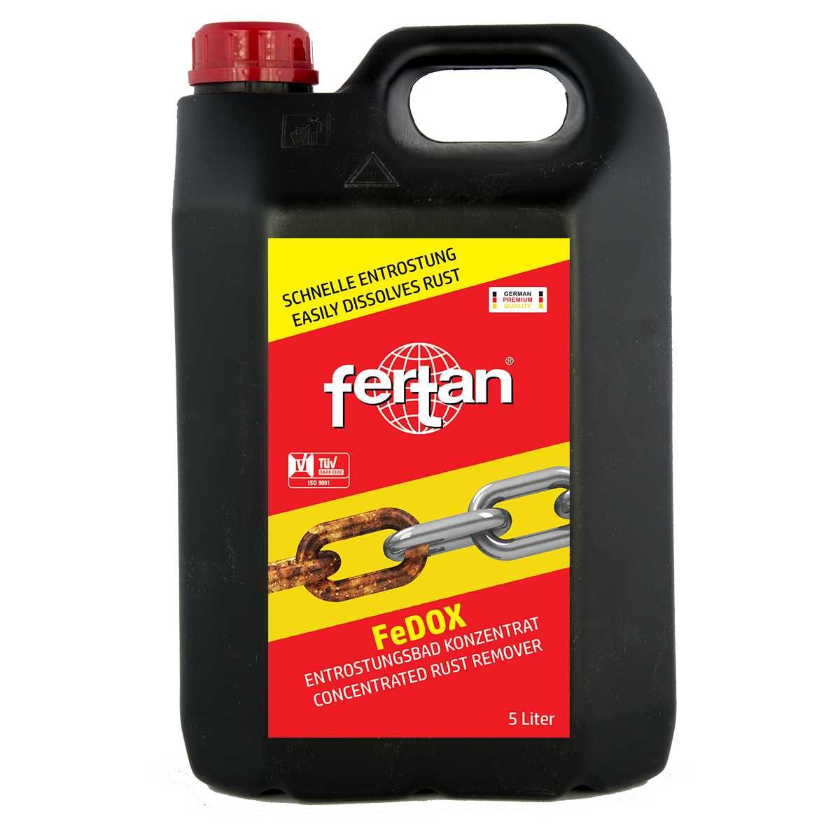 Baie curatat rugina coroziunea prin imersie FeDox Fertan Concentrat 1L