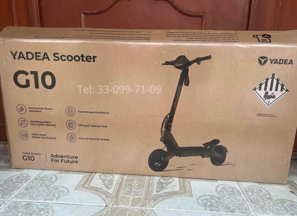 Электросамокат Yadea G10 | 800W до 50км сенсорный экран | успей купить