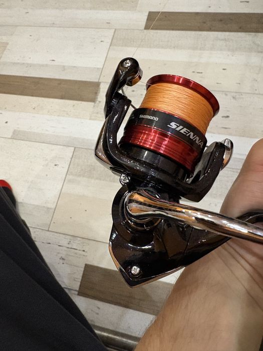 Mirox Golden Catch , с макара Shimano Siena