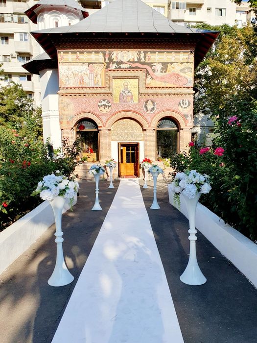 Arcada Aranjamente Flori Decor Stalpisori Nunta Botez Evenimente