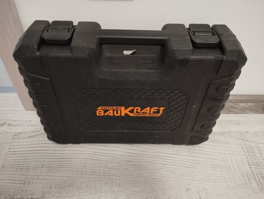 Ъглошлайф акумулаторен безчетков Baukraft BK-BAG72 Set, ф125мм, 18V, 4