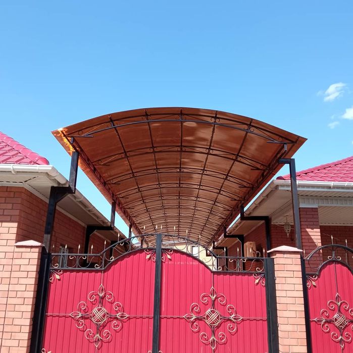 Навесы Ворота Решётки Оградки Железные двери Актобе