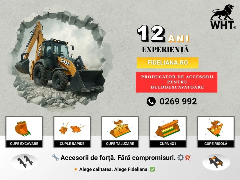 Caterpillar Cupa taluz 1200 mm Cupa taluz 1200mm Cat 428