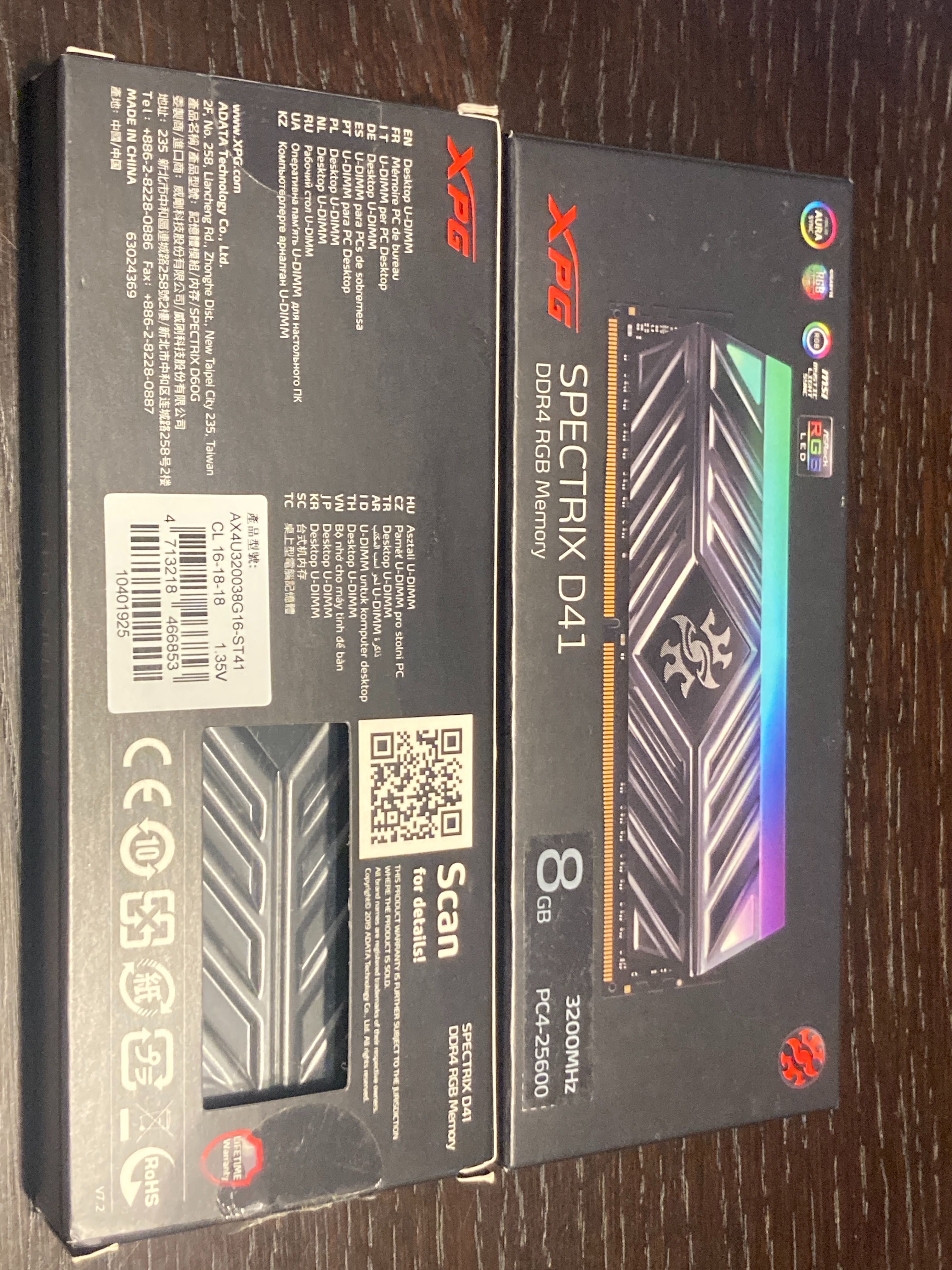 Memorie ADATA XPG Spectrix D41 16GB DDR4 3200MHz