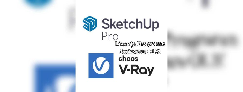 Pachet SketchUp PRO Full 2024 V Ray 2024 Chaos Licență Permanentă Key