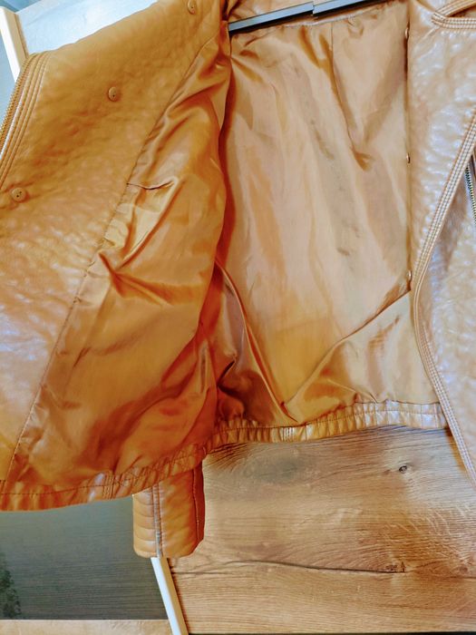 Дамско байкър яке George от еко кожа – кафяво, размер 40 (ASDA)