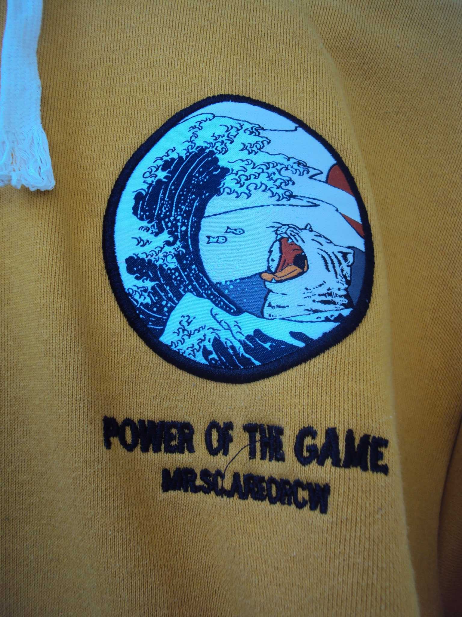 Mr.Scareorcw power of the game hoodie суичър с много интересна щампа