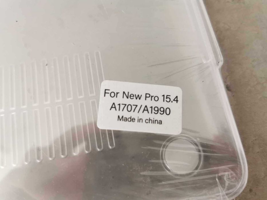 Husa protectie laptop Apple Macbook Pro 15 15.4 A1707 A1990 case