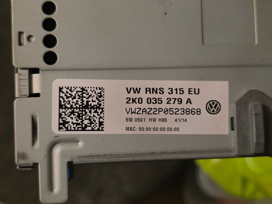 RNS 315 с вход за камера и SD карта