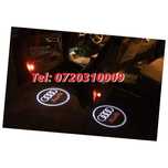 Lumini Usi Audi A1 A3 A4 A5 A6 A7 A8 Q3 Q5 Q7 Logo Proiectoare Dedica