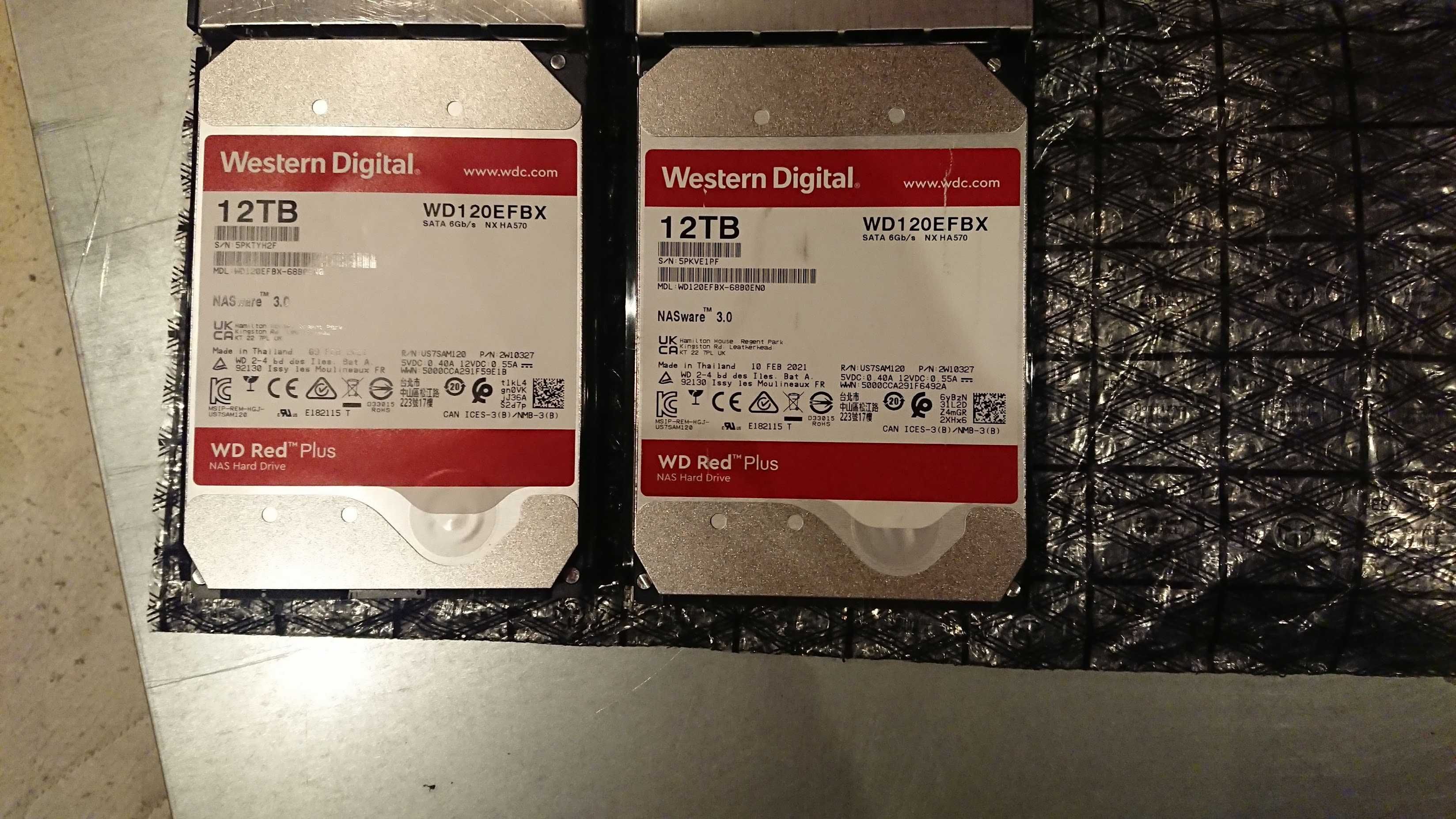 Твърд диск (Hard Disk) WD Red Plus NAS 12TB с Гаранция