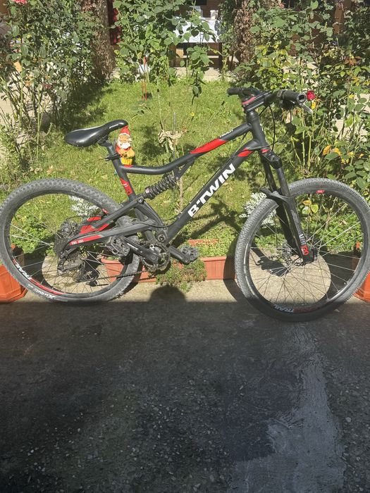 Vand bicicleta B-Twin full suspension, rockrider 520S