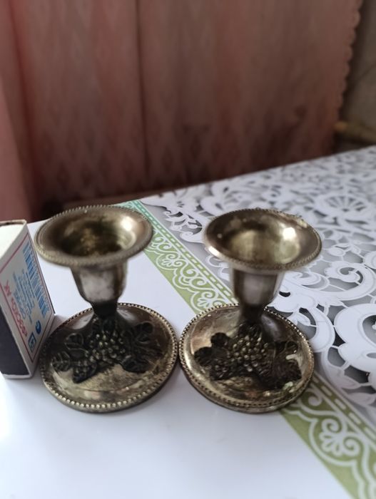 Продам советские мельхиоровые подсвечники