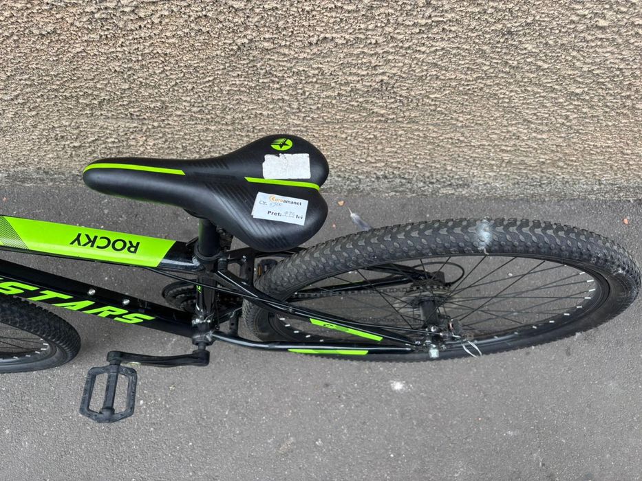 Bicicleta Fivestars Rocky 29 MDB Negru/Verde 2021 -B-