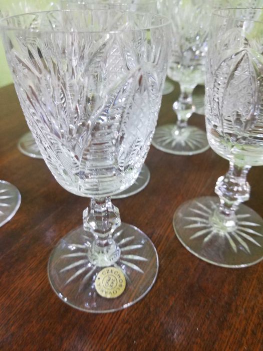 Фужеры хрустальные Чехия, "BOHEMIA" 12 штук. НОВЫЕ в упаковке.