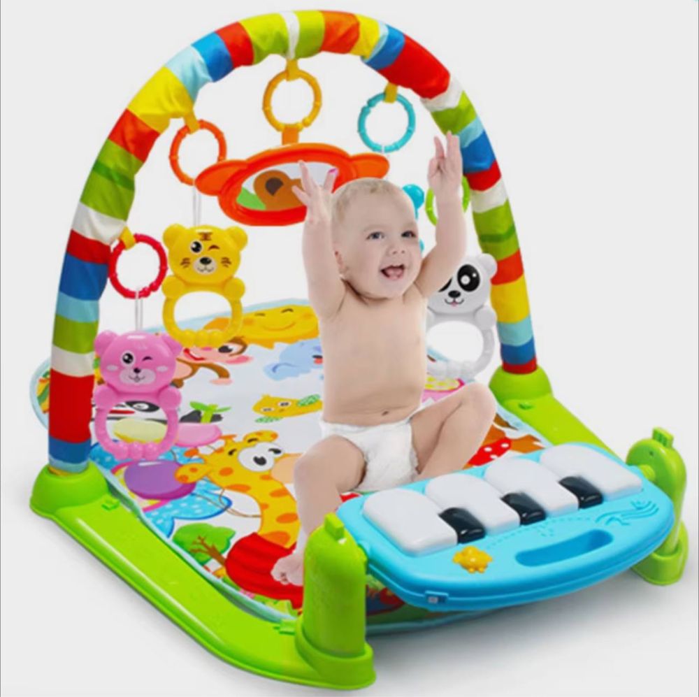фортепиано, мягкий игровой коврик для новорожденных
