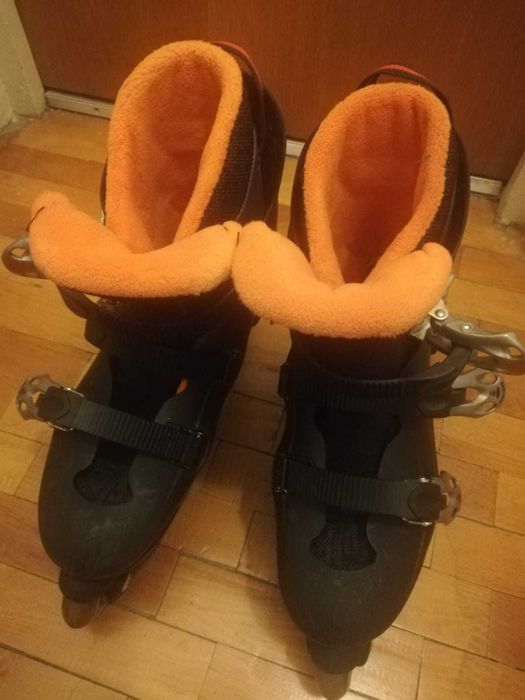 Role ROXA Fitness Comp Inline, negru-portocaliu, marime 39