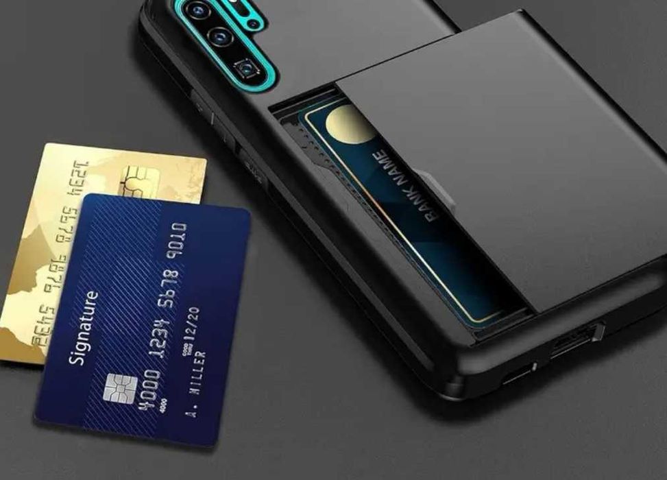 Husa pt Huawei P30 Pro (cu compartiment pt card) NOUA