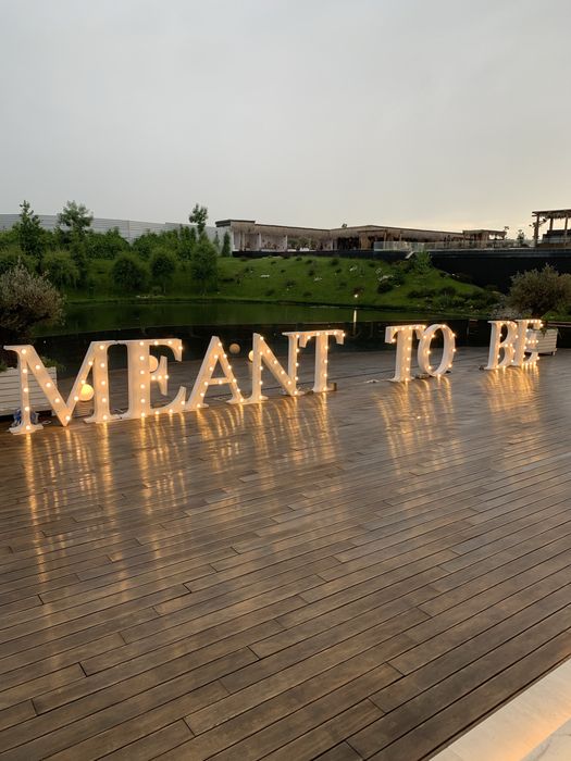 Decor Litere volumetrice - nunta -botez - party -photo corner -baloane