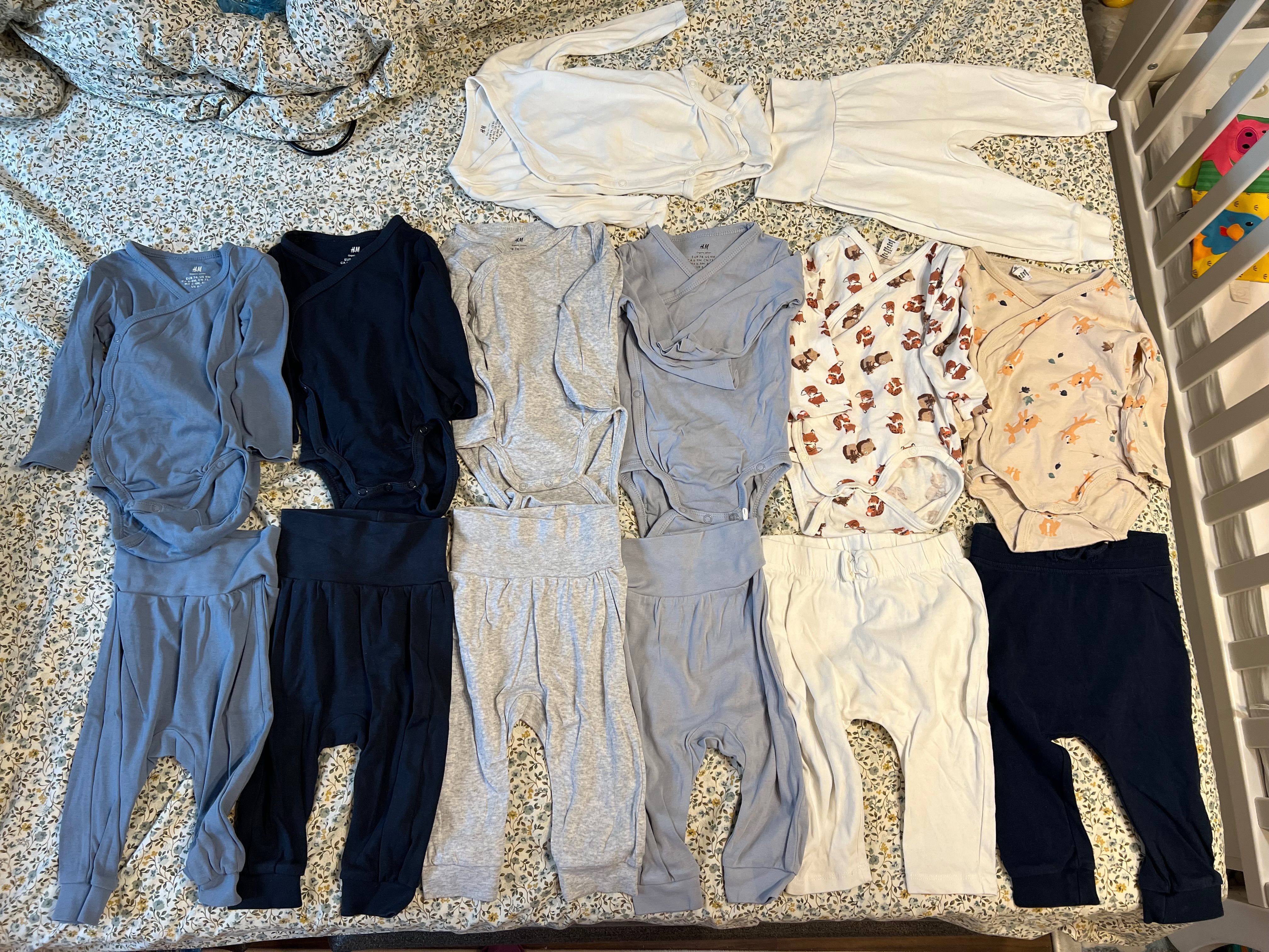 Lot hăinuțe toamnă iarnă primăvară și diversificare H&M mărimea 74