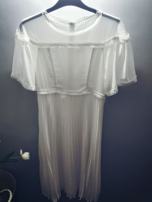 Rochie alba de botez Nou Testamental