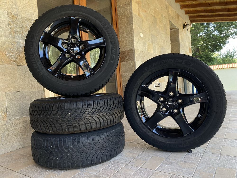 15" 5x112 Borbet Black Polished - Vw Audi Skoda Seat