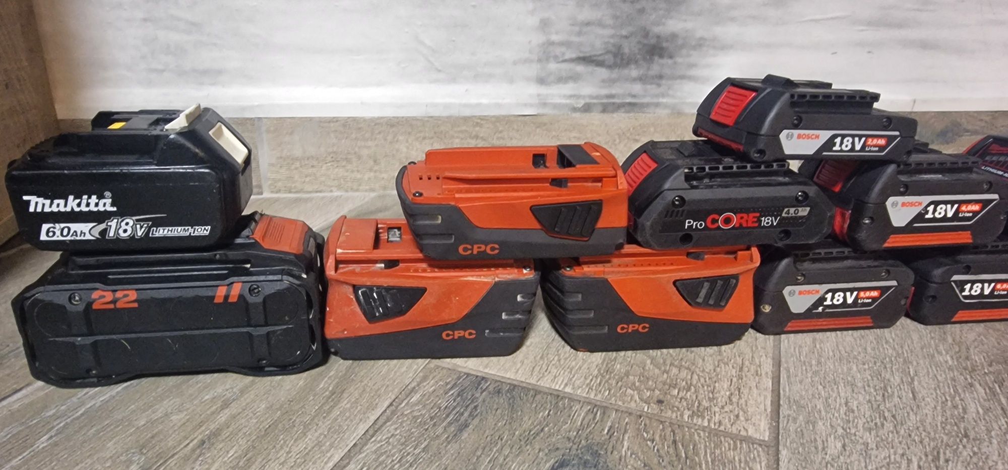 Батерии Bosch Makita Milwaukee Hilti Procore