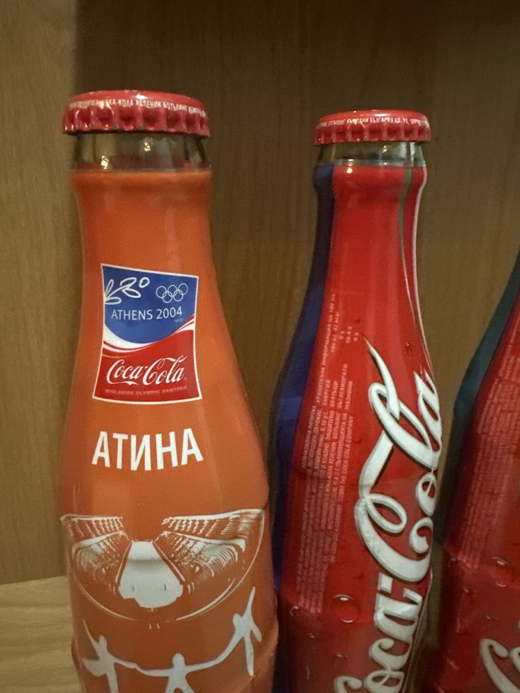 Coca Cola Бутилки неотваряни 2004 Олимпийски игри