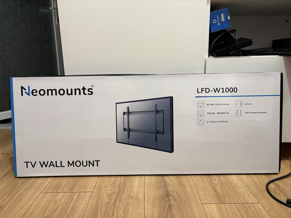 Suport TV / Monitor NEOMOUNTS LFD-W1000, 60 - 100 inch, negru