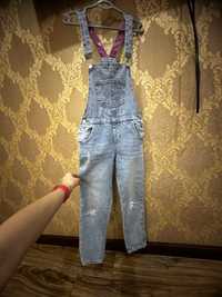 Джинсовый комбинезон джинсы девочке