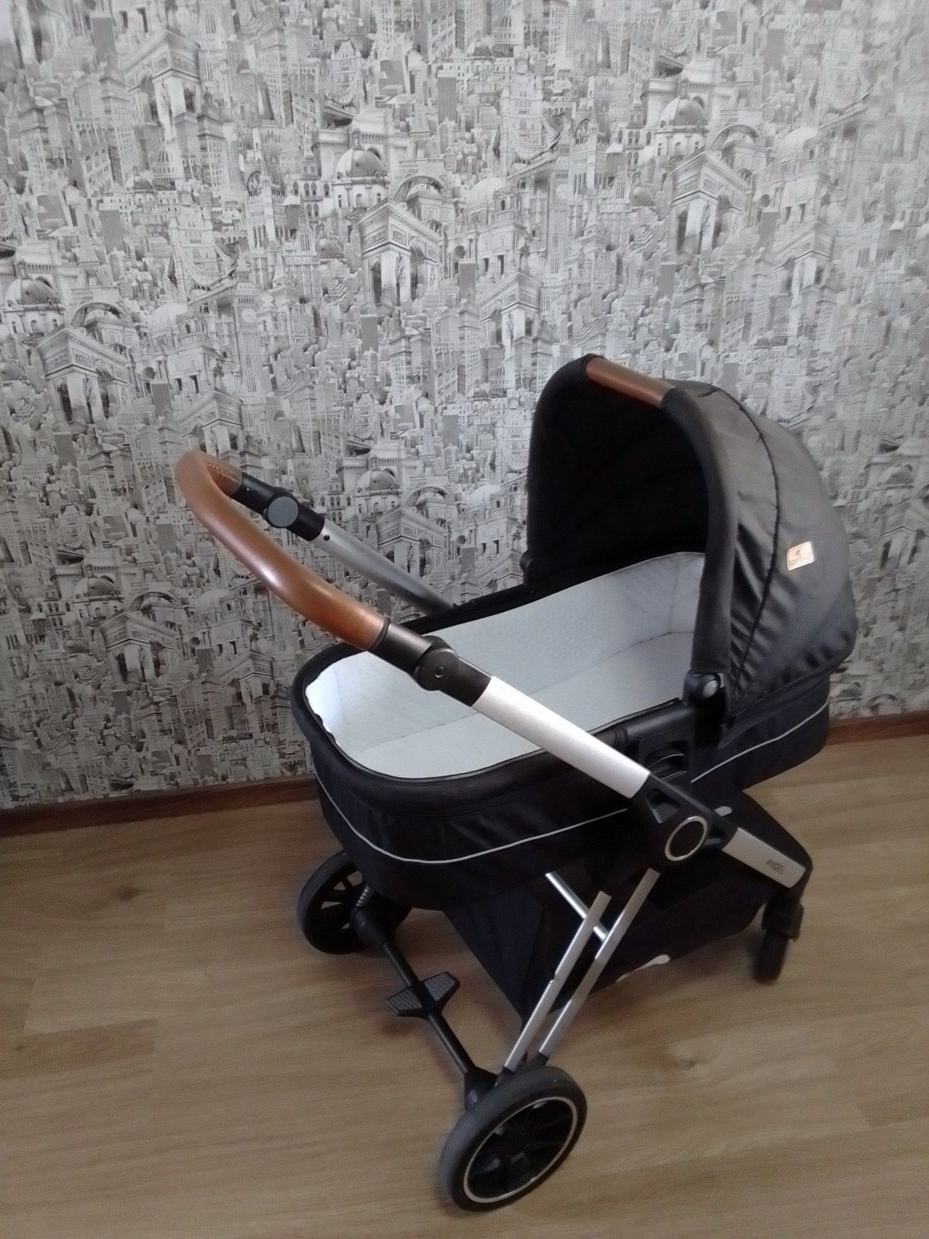 Бебешка количка  Lorelli ANGEL 3в1 Black