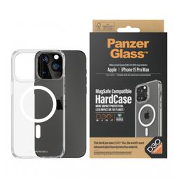 Гръб PanzerGlass за Apple iPhone 15 Pro Max, Hardcase c D30, Прозрачен