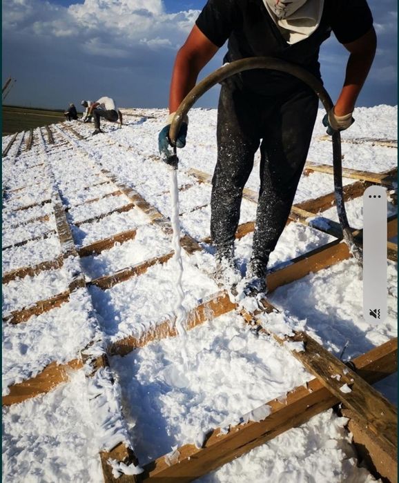 Утепление крыши стен мансард