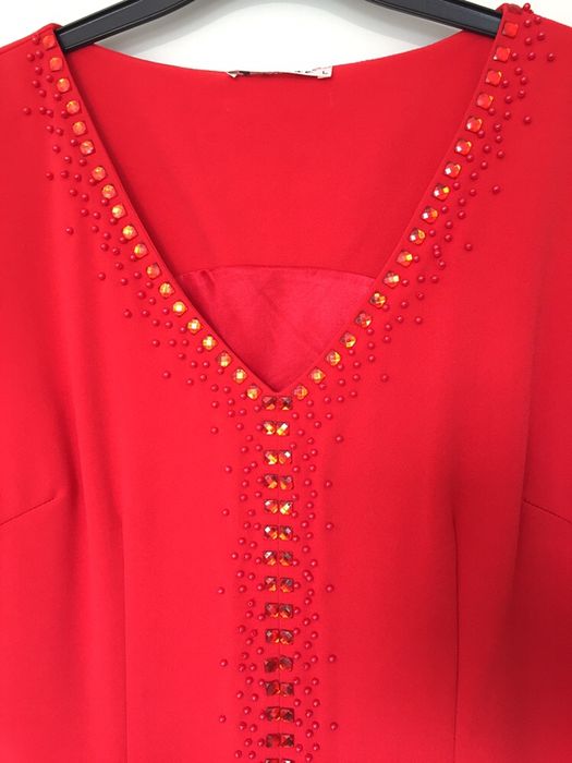 Rochie rosie extrem de atractiva L