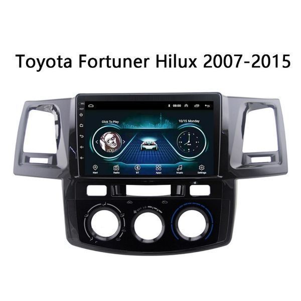 TOYOTA HILUX 2010-2015 Климатик/Климатроник - 9'' android  , 9096/9157