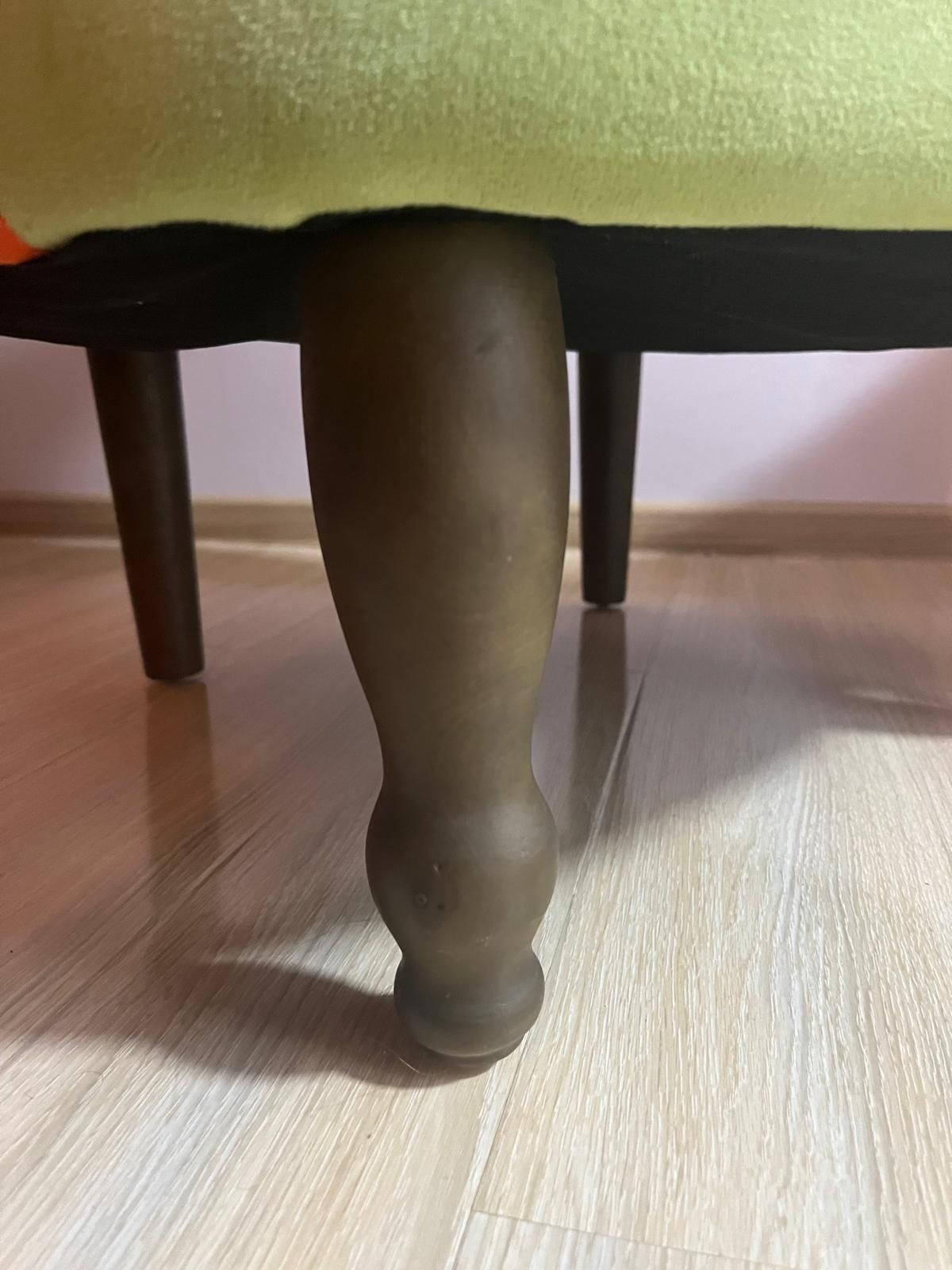 Fotolii stil frantuzesc 2 bucati stofa patchwork