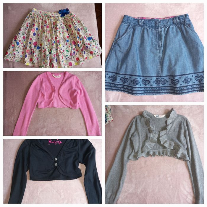 Lot fuste și bolero pt fete, masura 116-122, 6-7 ani