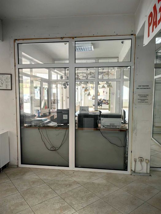 Дограма алуминий бял студен