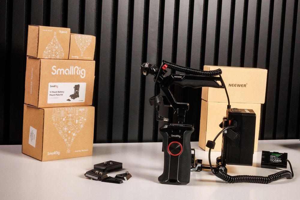 Rig Canon R6/R5 complet. top handle, cage, left handle, etc.