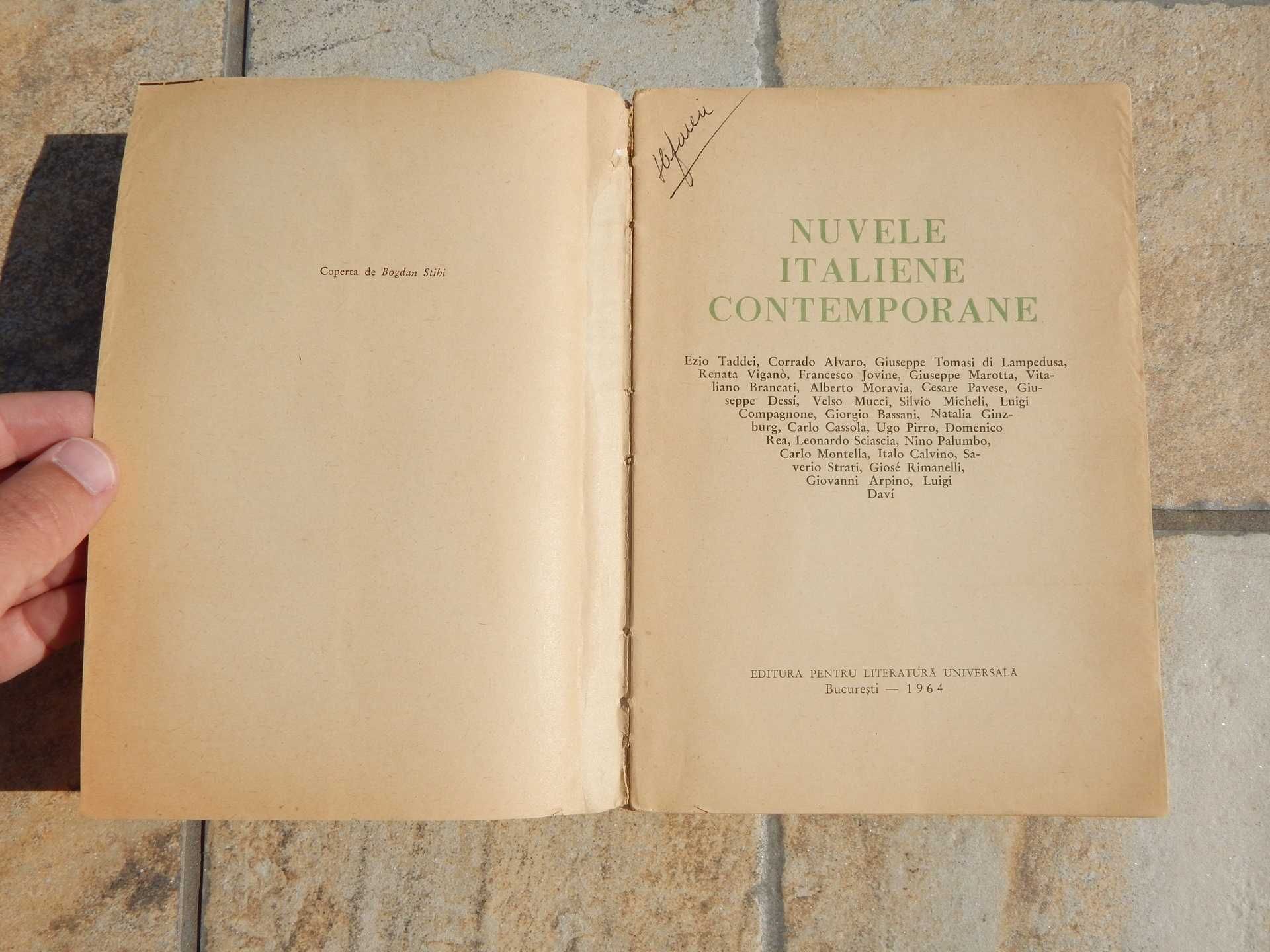 Nuvele italiene contemporane Editura pt Literatura Universala 1964