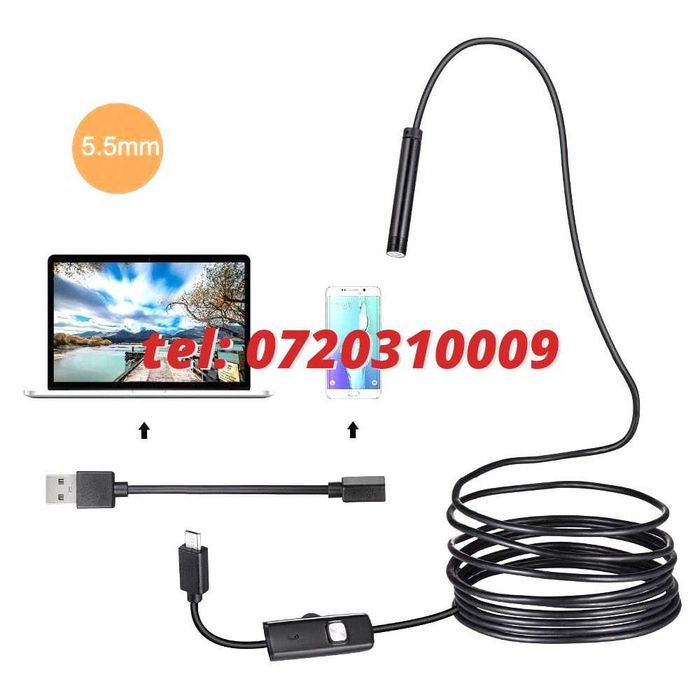 Endoscop Camera Flexibila Ip67 Waterproof Boroscop Camera Inspectie