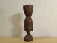 Statueta tribala africana |lemn sculptat| Veche