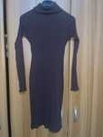 Rochie subtire pe gat maro Sinsay XS